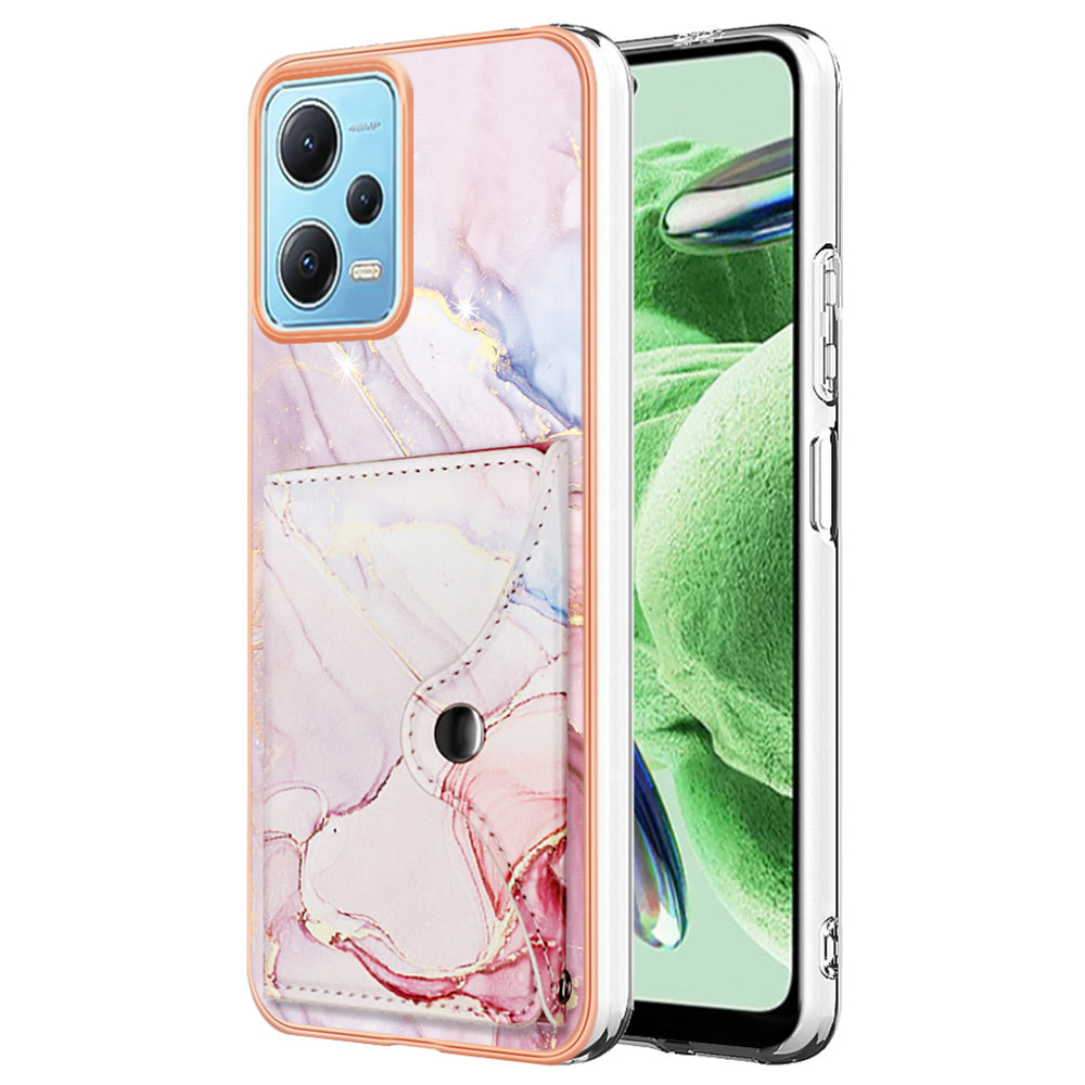 YB Leather Coating Series-9 for Xiaomi Redmi Note 12 5G (Global) Case Kickstand IMD Card Slot PU+TPU Cover YB Leather Coating Series-9 for Xiaomi Redmi Note 12 5G (Global) Case Kickstand IMD Card Slot PU+TPU Cover